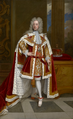 George II (1683-1760) when Prince of Wales (1716, oli sobre llenç, 239'2 × 147'7 cm, Castell de Windsor)