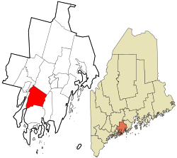 埃奇库姆在林肯县的位置（以红色标示）