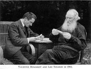 Bulgakov, and Leo Tolstoy in 1910