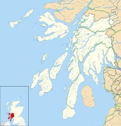 Tayinloan is located in Argyll and Bute