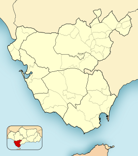 Voir sur la carte administrative de province de Cadix