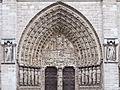 Portal do Juízo Final na Catedral de Notre-Dame de Paris