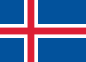 Lýðveldið Ísland – Bandiera