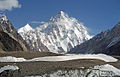 Image 3K2, at 8,611 metres (28,251 ft), is the world's second highest peak (from Geography of Pakistan)