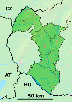 Kátov is located in Trnava Region