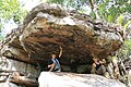 Image 2Archaeologists examine prehistoric cave paintings in Pursat province (from Early history of Cambodia)