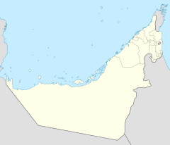 ラアス・アル＝ハイマ市の位置（アラブ首長国連邦内）