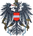 Zweite Republik Österreich (official as of Wappengesetz 1984, BGBl. Nr. 159/1984, Anlage/attachment 1)