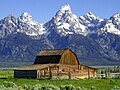 Mormon row barns at Grand Teton National Park, by Jon Sullivan
