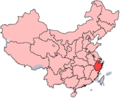 浙江喺中國位置