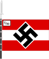 HJ-Gefolgschaftsfahne (flagg for HJs «følgesgruppe» eller kompani som bestod av 150 ungdommer).