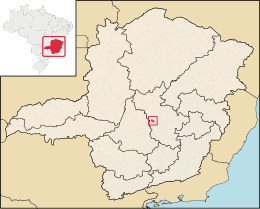 Caetanópolis – Mappa