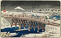 Image 26Nihonbashi Bridge, in a c. 1838–1842 painting by Hiroshige (from History of Tokyo)