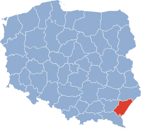 Localisation de Voïvodie de Przemyśl