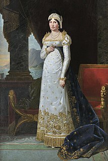 Napoleons mor, Letizia Ramolino. Målning av Robert Lefèvre, 1813