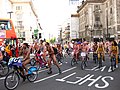 Image 32People taking part in the World Naked Bike Ride in London, 2012 (from Nudity)