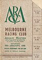 Front cover 1949 C F Orr Stakes racebook