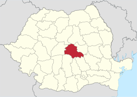 Localisation de Județ de Brașov