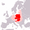 Map of Central Europe, according to Lonnie R. Johnson (2011):[103]   Countries usually considered Central European (citing the World Bank and the OECD)   Countries considered to be Central European only in the broader sense of the term