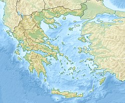 Thành phòng thủ của Athens trên bản đồ Hy Lạp