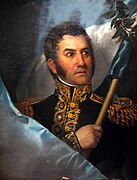 José de San Martín, Padre de la patria en Argentina y Libertador de Chile y Perú.