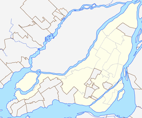 voir sur la carte du Montréal