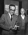 Ivo Andrić sa suprugom Milicom Babić, na vest o dobijanju Nobelove nagrade, 1961.