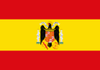 Army flag under Francoist Spain made for Castles and Forts (1940–1945)[10]