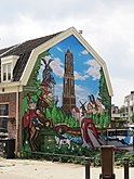 Una casa decorada en Utrecht , Países Bajos