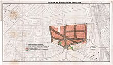Sanierungsplan für die südliche Altstadt, das heutige Kontorhausviertel (1911)