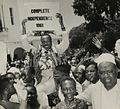 Image 1Julius Nyerere demanding political independence for Tanganyika in 1961. (from History of Tanzania)