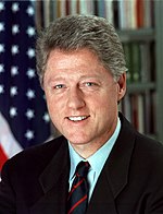 Bill Clinton, president van 1993 tot 2001, zette zich als New Democrat af van de liberals in de partij