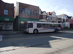 A COTA bus on Livingston Avenue