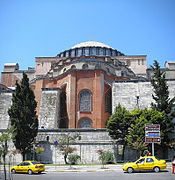 Vue de l'abside par Sinan.