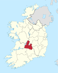 Localização do Condado de Tipperary do Norte na Irlanda