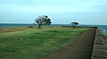 Elevated level of the fort, facing the sea.