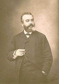 Seu pai, Adrien Proust, por volta de 1890.