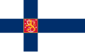 Statsflagg Finnlands.