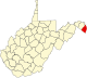 Comitatul Jefferson map