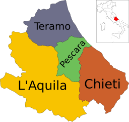 Provinser i Abruzzo