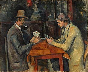 Kart oyuncuları, Paul Cézanne, 1892
