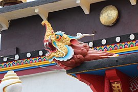 Garuda at Yiga Choeling Monastery