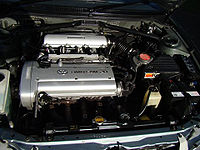 The 1.6 DOHC 20-valve 4A-GE "silver top" engine