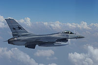Um F-16, de fabricação americana, da Tailândia.