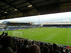 A football stadium in Oldham, England