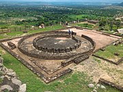 Remains of the Bairat stupa, 3rd century BCE