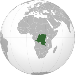 Repubblica Democratica del Congo - Localizzazione