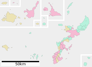 沖縄県行政区画図