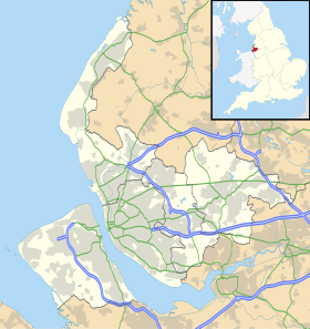 Statue of Queen Victoria is located in Merseyside