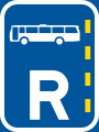Reserved lane for buses